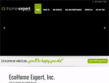 Tablet Screenshot of ecohomeexpert.com